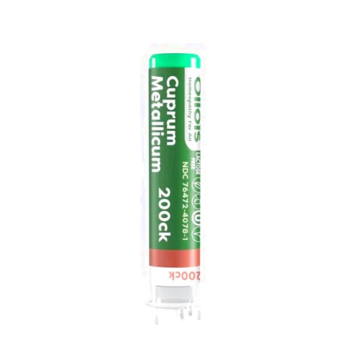 OLLOÏS OLLOIS Cuprum Metallicum 200ck Organic, Lactose-Free, Vegan, Homeopathic Medicine, 80 Pellets (Pack of 1)
