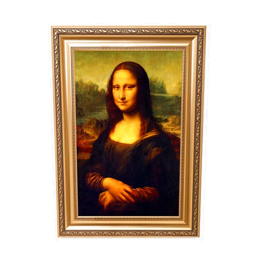 DECORARTS - Mona Lisa by Leonardo DaVinci. The World Classic Art Reproductions. Giclee Print& Museum Quality Framed Art for Wall Decor. Framed size: 22x30