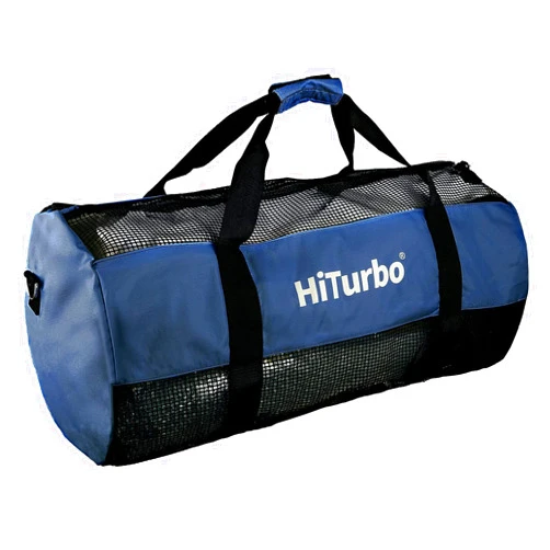 Hiturbo 100L Mesh Dive Duffel Bag: Scuba Gear Bags for Diving, Snorkeling, Freediving and Swimming - Travel Beach Pool Water Sports Equipment Bag with Shoulder Strap