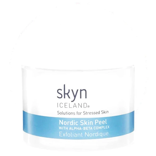 Skyn ICELAND Nordic Skin Resurfacing Facial Pads With AHA and BHA. Exfoliating & Clarifying Peel Targets Fine Lines and Discoloration Without Irritation, 60 Pads