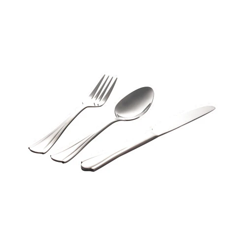 BOUYOTA 6 Piece Stainless Steel Flatware Set, Including 2 Dinner Forks, Knives, Spoons Each; Top Food Grade Extra-Fine Stainless Steel, Silverware Set, Metal Forks for Home Kitchen Restaurant Hotel