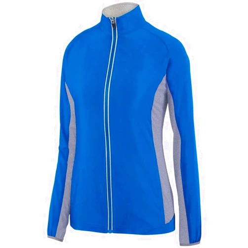Augusta Activewear Ladies Preeminent Jacket, Royal/Graphite Heather, Small