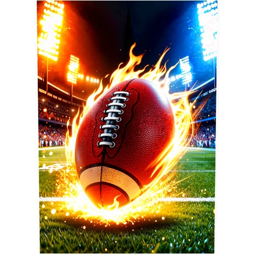 CEOVR Football Diamond Art Kits for Adults, Sports Diamond Painting Dots Crystal 5D Full Drill DIY Gem Art, Adult Beginner Crafts Kits, Wall Decor for Home Office 12x16in