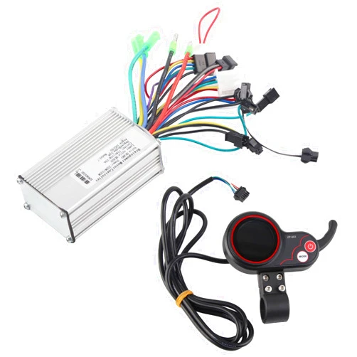 Alomejor Motor Brushless Controller with Rainproof LCD Display Control Panel and Shift Switch Accessory for Electric Bike