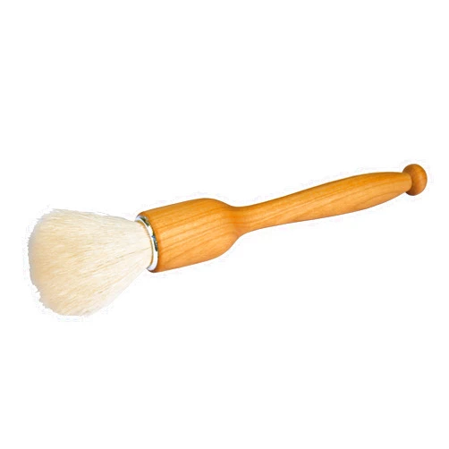 Redecker Goat Hair Dust Brush with Oiled Beechwood Handle, 7-1/2-Inches, Light