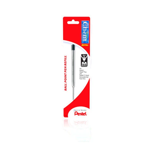 Pentel Bkc10bpa Black Medium Point Client™ Ball Point Pen Refill 6pK