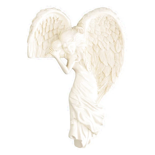 Jwthee Angel Door Frame Decoration, Corner Angel for Door Frame Angel Wing Sculpture Creative Resin 3D Angel Figurine Tabletop Wall Art Decor for Living Room Bedroom Office, Right or Left (Right)