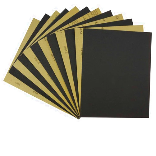 MAXMAN Sandpaper Sheets 9 x 11 Inch,Assorted 80/100/120/150/180/240 Coarse Grit,Silicon Carbide Abrasive Wet Dry Sand Paper for Wood Furniture Finishing,Metal Sanding,24PCS