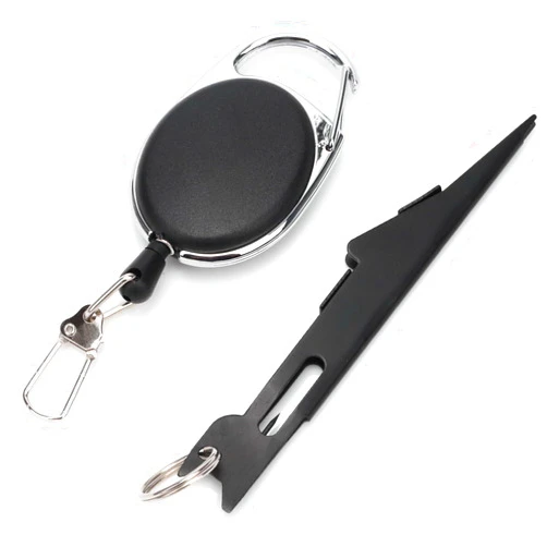 Besttradestore SUEIANNMN Quick Knot Fly Fishing Nail Knot Tyer Fast Tie Tying Tool with Retractor Zinger