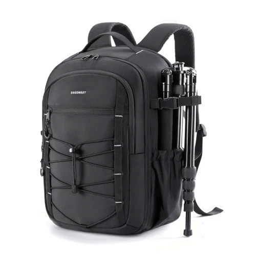 BAGSMART Camera Backpack, Professional DSLR Protective Camera Bag Backpack with Tripod Holder & Rain Cover, 17