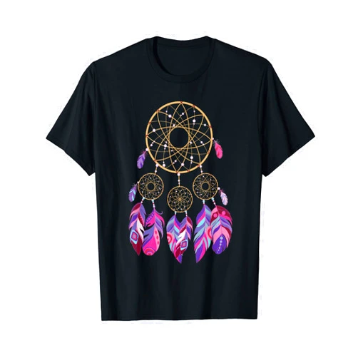 Dreamcatcher Shirts Women Men Kids Co. Dreamcatcher Shirt Boho Feathers 80s Retro Dream Catcher T-Shirt