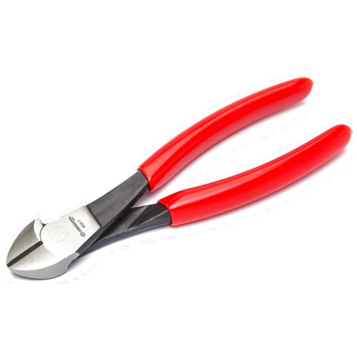 Crescent 5427CVN 7-Inch Heavy-Duty Diagonal Cutting Solid Joint Pliers, Cushion Grip,