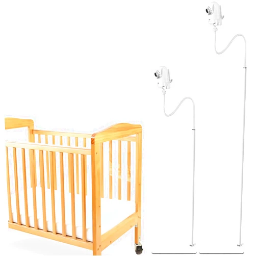 iTODOS Baby Monitor Floor Stand Holder Compatible with Infant Optics DXR-8 Pro,Nanit Pro,Motorola,VAVA,Owlet,Keep Baby Away from Touching,More Safety