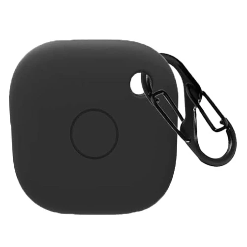 Tedubax for SmartTrack Link Holder SmartTrack Link Case with Keychain, Anti-Scratch SmartTrack Link Key Chain for SmartTrack Link Accessories for GPS Item Finder Tracker, Black-1 Pack