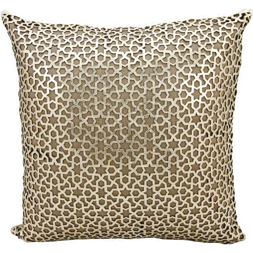 Nourison Mina Victory by Nourison Mina Victory Es831 Gldbg Decorative Pillow by Nourison, 18