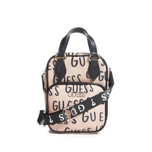 GUESS Factory Logo Print Nylon Crossbody