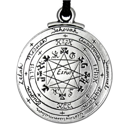 Pepi Pewter Pentacle of Solomon Amulet Talisman Pendant