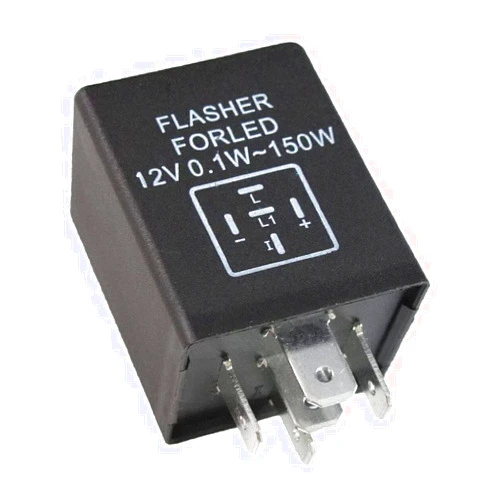 SOCAL-LED LIGHTING SOCAL-LED 5-Pin EP27 FL27 Electronic LED Flasher Relay for Fix LED Turn Signal Bulbs Hyper Flash Issue