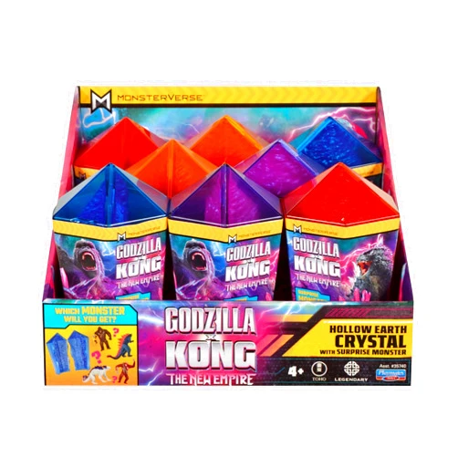 Godzilla x Kong : The New Empire Hollow Earth Crystal with Mini Monster - 1 Assorted Crystal
