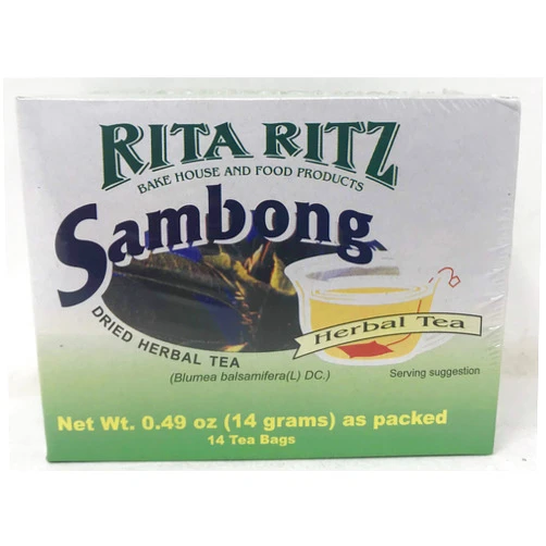 Rita Ritz Sambong Dried Herbal Tea 14 Tea Bags in One Pack