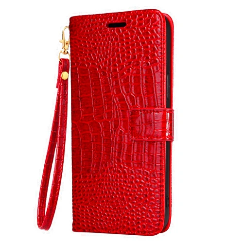KVIBEO Case for iPhone 14/14 Pro/14 Pro Max/14 Plus, Wallet Case for Women Men, Durable Leather Magnetic Flip Case with Wrist Strap Card Slot Kickstand,Rimson,14 Plus 6.7
