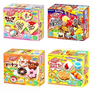 Ninjapo Popin' Cookin' Japaneese DIY Kit Assortment 4pcs Kracie Children Snack Food Ninjapo