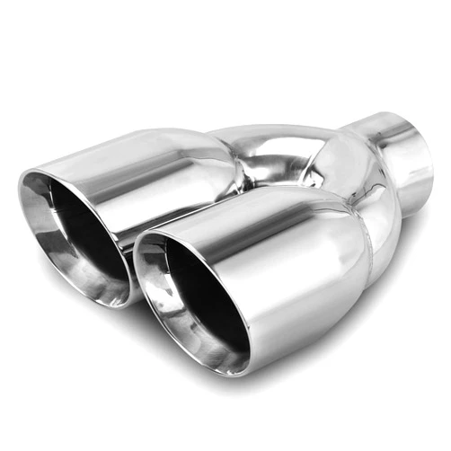 AUTOSAVER88 Universal Dual Exhaust Tip 2.5 Inch Inlet, 2.5