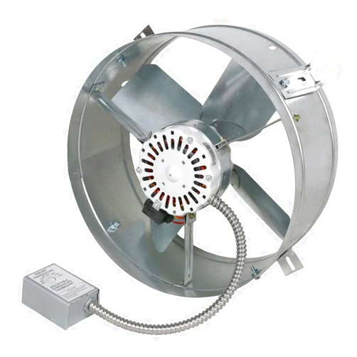 Cool Attic CX2500 Gable Mount Power Attic Ventilator with 3.0-Amp 60-Hz Motor and 14-Inch Blade