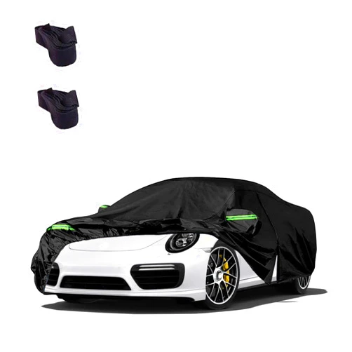 Aazai Waterproof Car Cover fit for Porsche 911 (991/992/996/997) Carrera 4S/Turbo/Carrera,210T Waterproof All Weather Custom-fit Car Cover with Zipper Door for Rain Snowproof UV Windproof Protection
