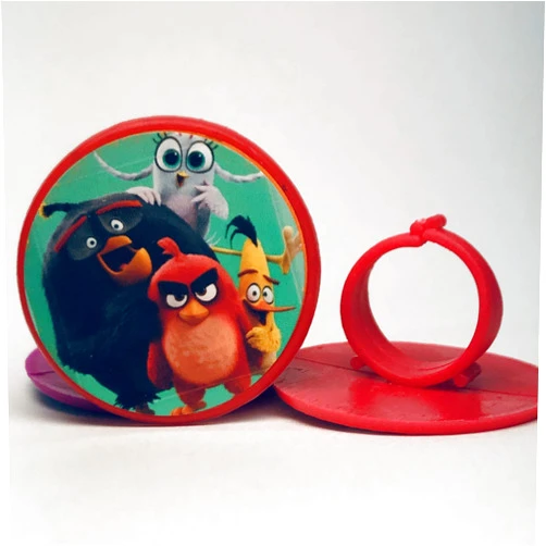 Blue Fox Baking Angry Birds Cupcake Topper Rings Party Favors Package of 20 from Blue Fox Baking
