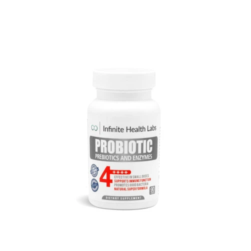 Infinite Health Labs Probiotic Supplement / Infinite Health - 90 Small Easy to Swallow Capsules - All Natural, Helps Relieve Digestive problems & Gas - Improves Immune System 2.1 Billion CFUs per Capsule