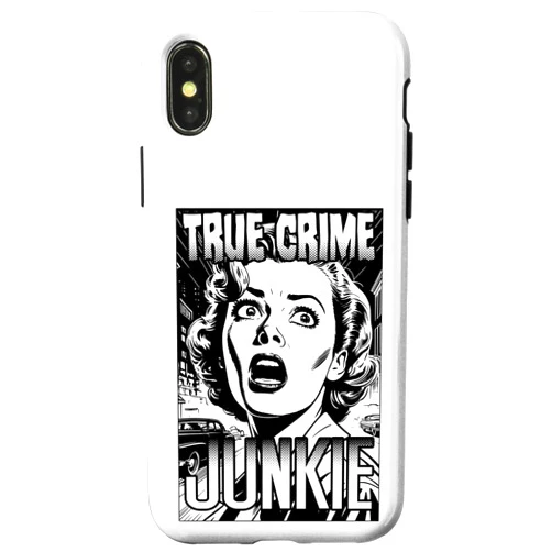 Grandio Design Podcast Lover Podcaster Radio Host iPhone X/XS True Crime Junkie Funny Murder Podcast Lover Fan Girl Case