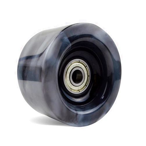 Capetos Black and White Swirl Roller Skate Wheels - Roller Rink Derby Quad Skates for Men, Women, and Kids - Indoor/Outdoor Skating