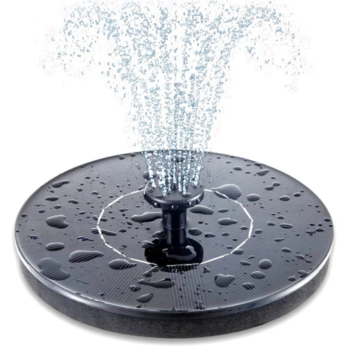 Mademax Solar Bird Bath Fountain Pump, Upgrade 1.4W Solar Fountain with 6 Nozzle, Free Standing Floating Solar Powered Water Fountain Pump for Bird Bath, Garden, Pond, Pool, Outdoor