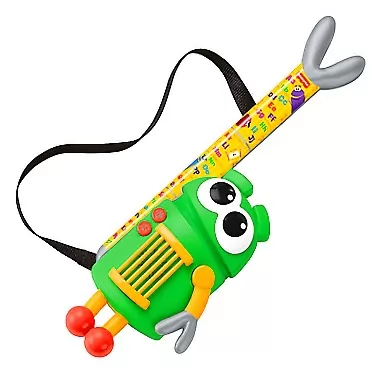 Fisher-Price StoryBots A to Z Rock Star Guitar, pretend musical instrument learning toy that teaches the alphabet for preschool kids ages 3 years & up