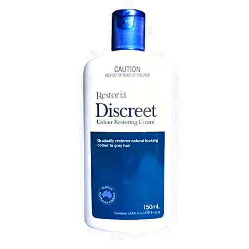 Restoria Discreet Colour Restoring Cream and Lotion, Hair Care 250ml, Reduce Grey Hair - Suitable for Men and Women Color with 1PCS Chinese Knot Gift