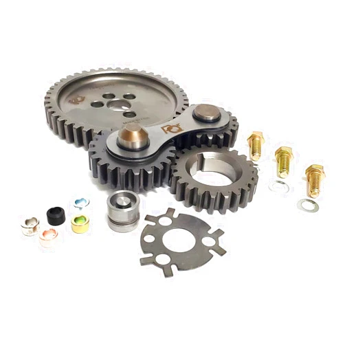 PRW INDUSTRIES, INC. 135022 Timing Gear Drive - Dual Gear - Dual Idler - Quiet - Steel - Small Block Chevy - Kit