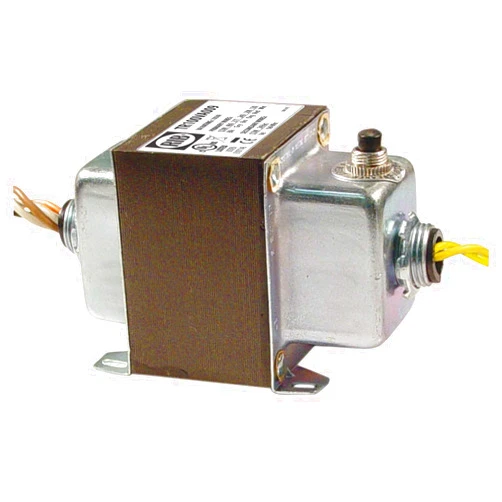 RIB Functional Devices TR100VA009 Transformer, 96VA, 480/277/240/208/120 to 24 Vac, Circuit Breaker, Foot and Dual Threaded Hub Mount