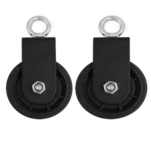 ANMKOT Cable Pulley,3.54in/90mm Gym Cable Pulley Wheel,360 Degree Rotation Traction Silent Pulley for Gym Pulley System, Gym Equipment, Lifting,LAT Pull Down Home Gym