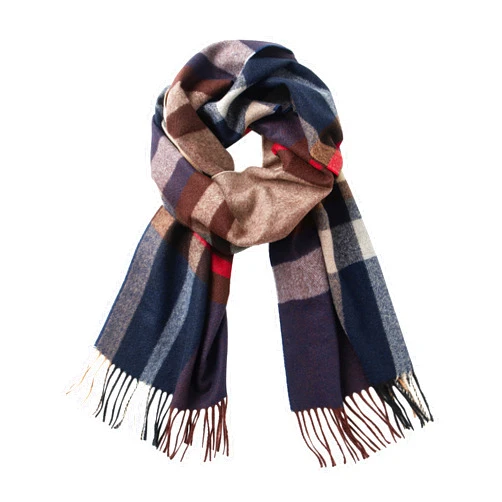 CALVIN & OLIVIA Women's Fall Winter Scarf Thick Classic Plaid Scarf Wrap Warmth Soft Oversized Cashmere Feel Scarves