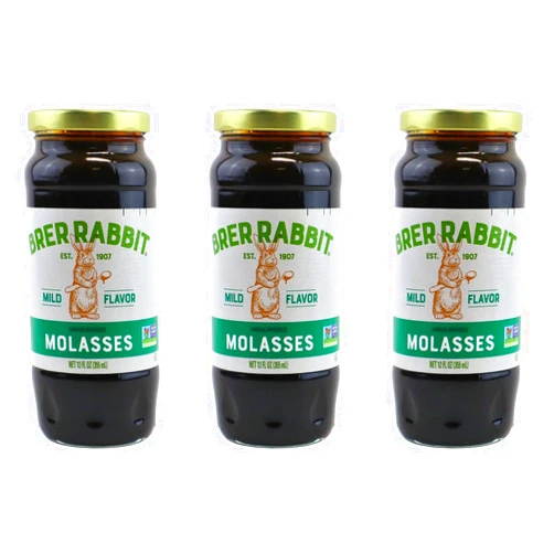 Louisiana Pantry Brer Rabbit Molasses - Blackstrap, Mild Flavor, and Full Flavor - 3 Pack in 12 Ounce Glass Jars Bundled by Louisiana Pantry (Mild Flavor)