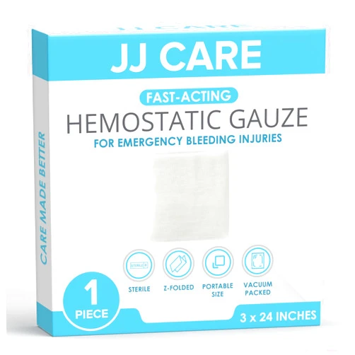 JJ CARE Z Folded Hemostatic Gauze (Pack of 1), 3