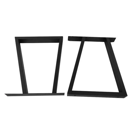 Vvlo DIY Table Legs 2Pcs Trapezoid Table Legs Metal DIY Furniture Accessories Family Daily Cabinet 720x600mm