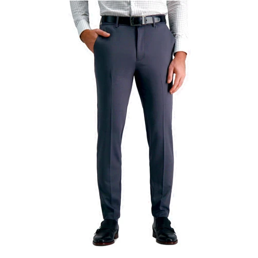 Louis Raphael Men's Skinny Fit Premium Stretch Gabardine Dress Pant