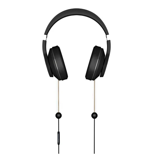 DefenderShield EMF-Free Over-Ear Adult Headphones - Universal Air Tube Wired Crystal Clear Stereo Headset with Microphone & Volume Control - Compatible with iPhone, Galaxy, iPad & Other Audio Devices