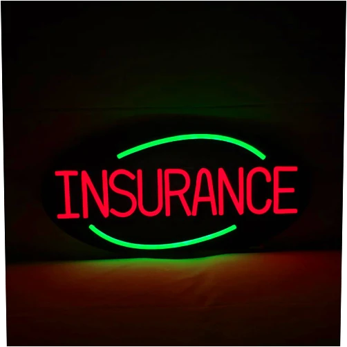 Radytte LED Insurance Neon Sign, 20