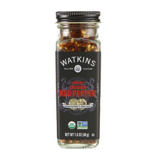 Watkins Gourmet Organic Spice Jar, Crushed Red Pepper, Non-GMO, Kosher, 1.6 Ounce Jar, 1-Pack