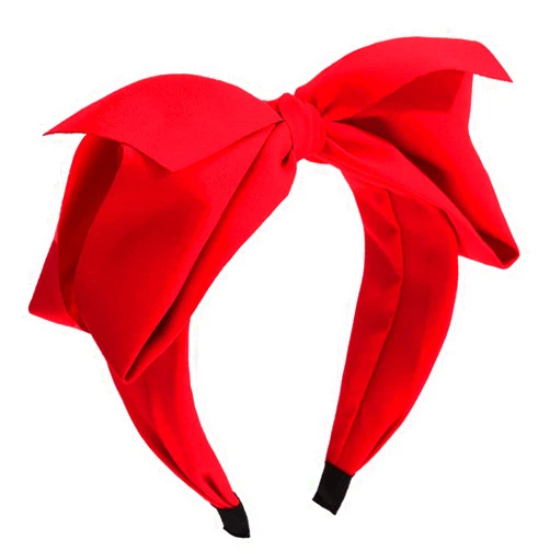 Lvyeer Big Bow Headbands for Women - Cute Red Bowknot Headbands