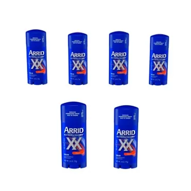 Arrid XX Extra Dry Solid Regular Antiperspirant Deodorant, 2 Ounce. (Value Pack Of 6)