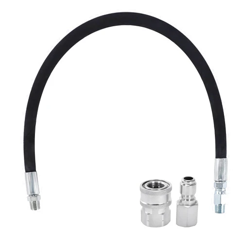Tool Daily Pressure Washer Whip Hose with Swivel, Hose Reel Connector Hose for Pressure Washing with Pressure Washer Adapter Set, 2 FT
